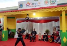 Dongeng Rakyat Manakib Hadji Godjalih Menutup Manis Lebaran Betawi foto: Penampilan Dongeng Betawi/Muhammad Rido